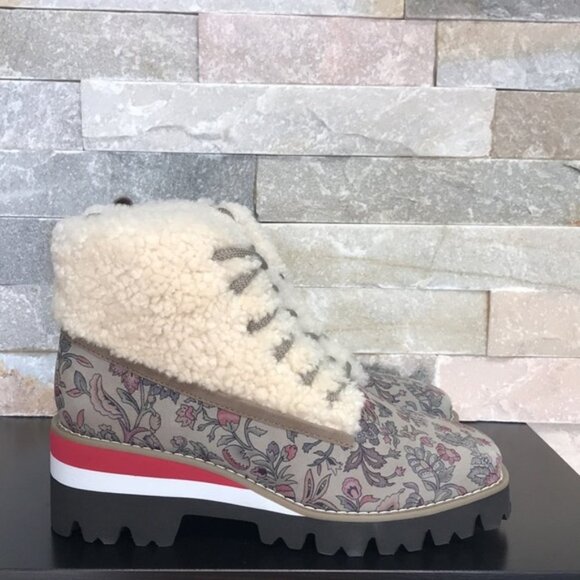 Cecelia New York Harlan Boot With Faux Shearling Trim - Picture 4 of 9